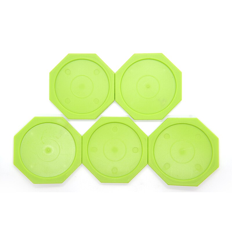 1 ud./10 Uds. 63mm (2-1/2 ") discos hexagonales de mesa de Hockey sobre aire ABS disco de niños MESA DE ENTRETENIMIENTO 72