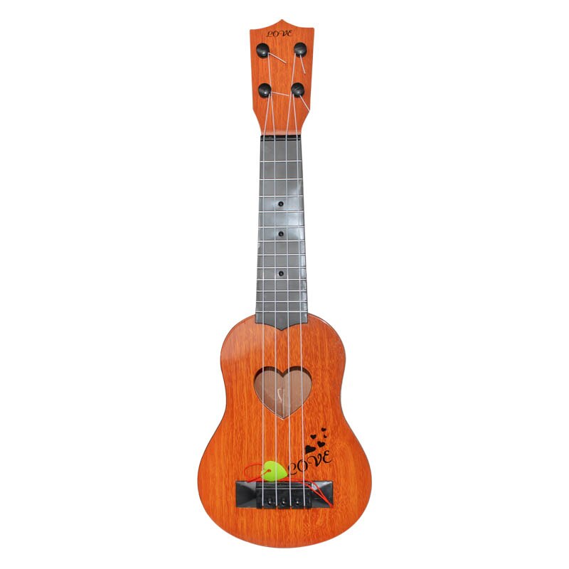 Mini ukelele instrumento Musical, guitarra infantil, juguetes creativos, juego escolar para niños, educación y aprendizaje, de Navidad