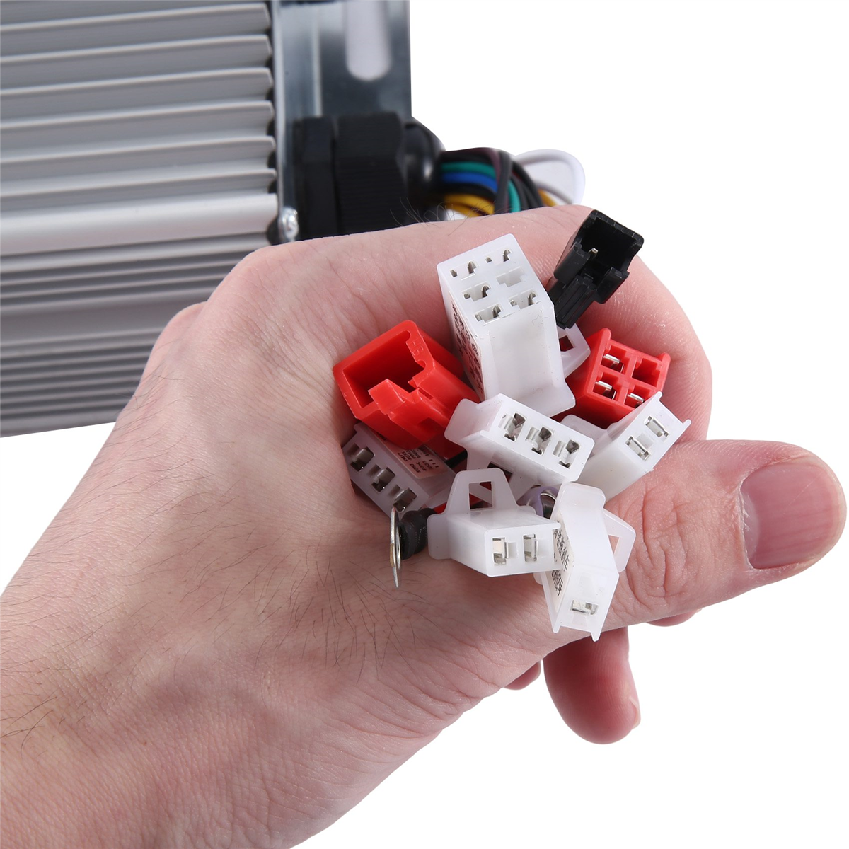 Intelligente Borstelloze Controller 48 V-84 V 3000 W E-Bike Borstelloze Motor Controller 24 Buis voor Elektrische Fiets scooter