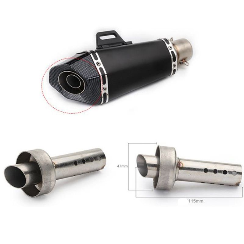 Universal Front Mid End Katalysator DB Killer für Motorrad Auspuff Schall dämpfer Schall dämpfer Geräusch Schall dämpfer
