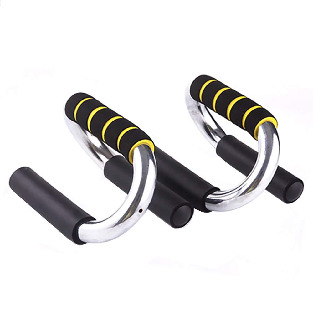 Carbon Steel Push Up Board Push-Ups Stands Bars for Building Chest Muscles Gym Fitness Training 1 Pair Equipment Exercise: Default Title