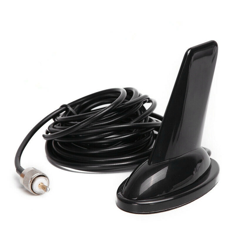 Antenne Aileron De Requin Universelle Pour Voiture – Compatible Kia Ceed, Proceed, XCeed (2018-2024) – Noire, étanche, Avec Base Adhésive, Amplifie Le Signal Radio