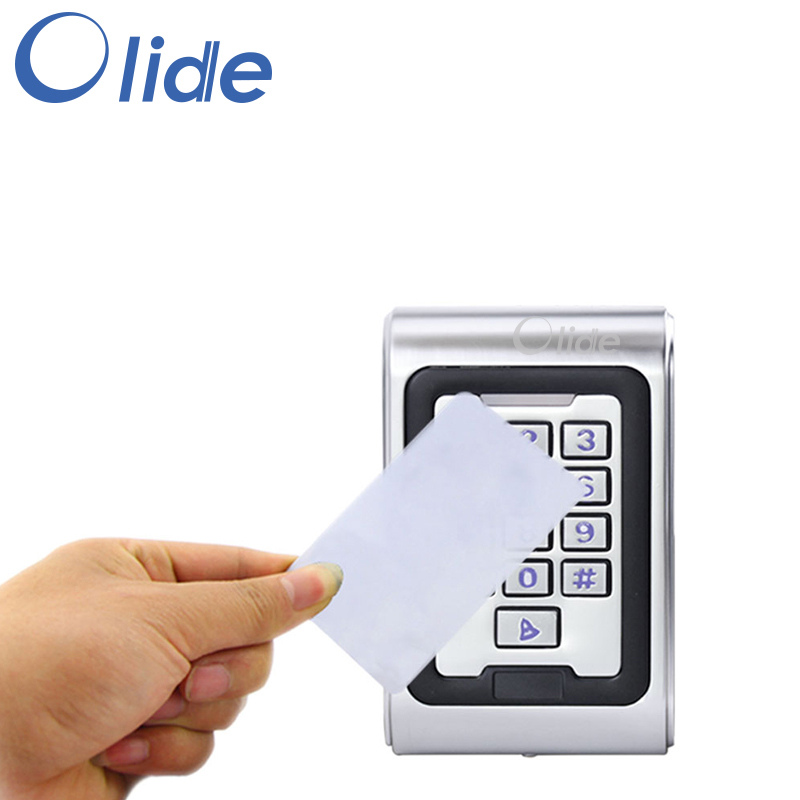 Toegangscontrole Systeem Toetsenbord Voor Elektrische Deur, Waterdichte IC Kaartlezer DC 12 V