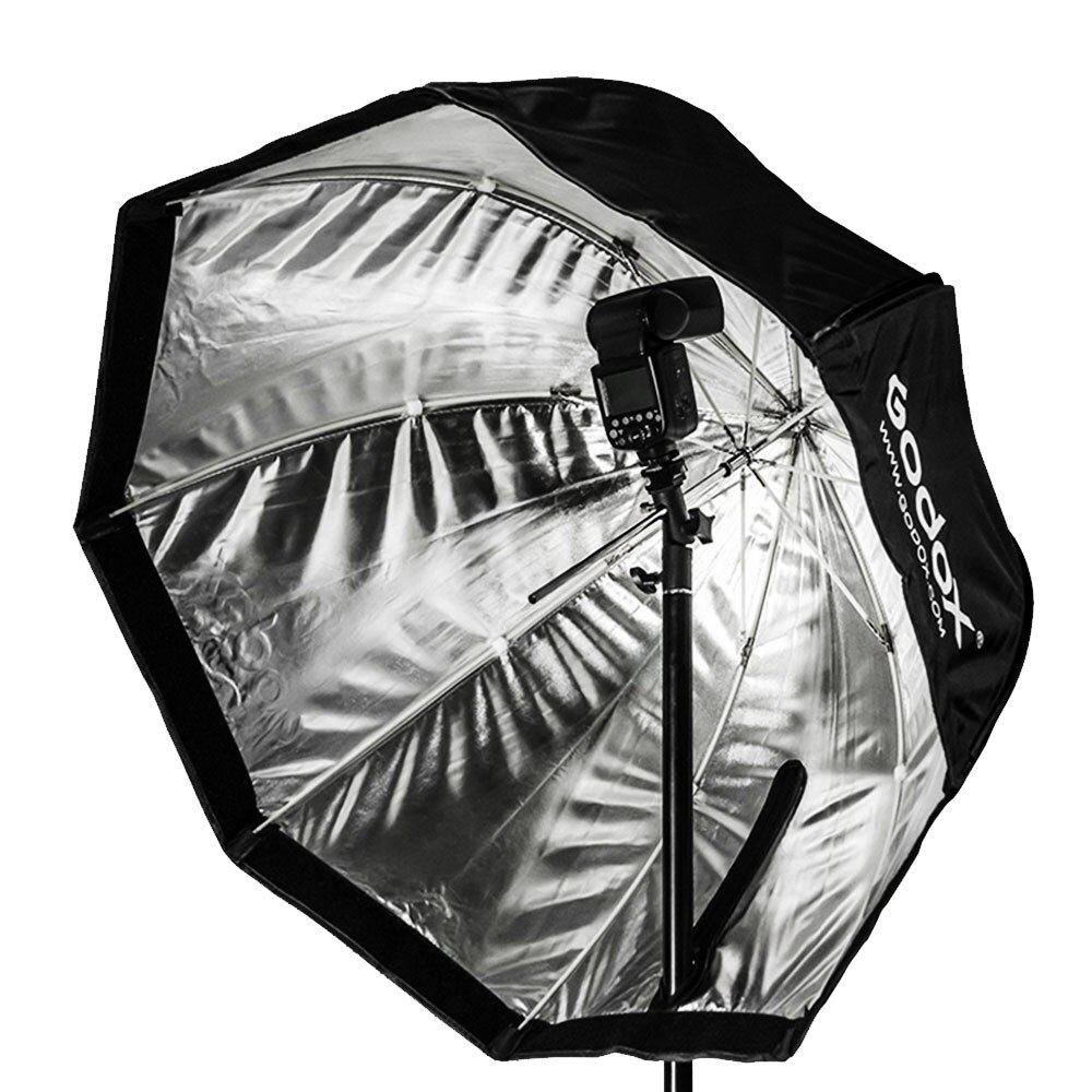 Godox 95 centimetri 37.5in Portatile Octagon Softbox Ombrello Brolly Riflettore per Flash Speedlight