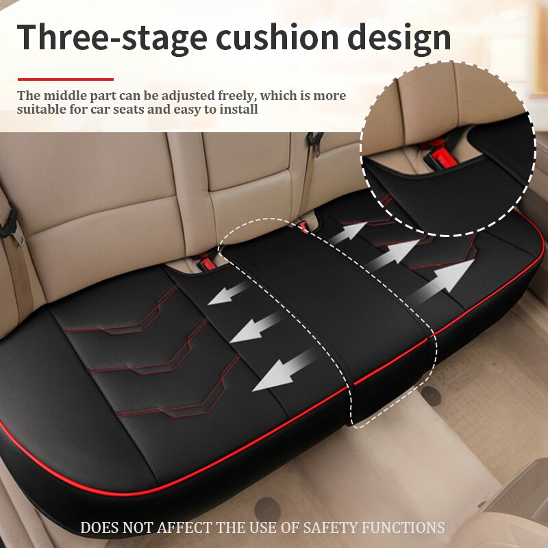 Vier Seizoenen Universele Autostoel Cover Set Pu Leer Ademend Zitkussen Protector Anti-Slip Past Voor 99% Auto auto Goederen