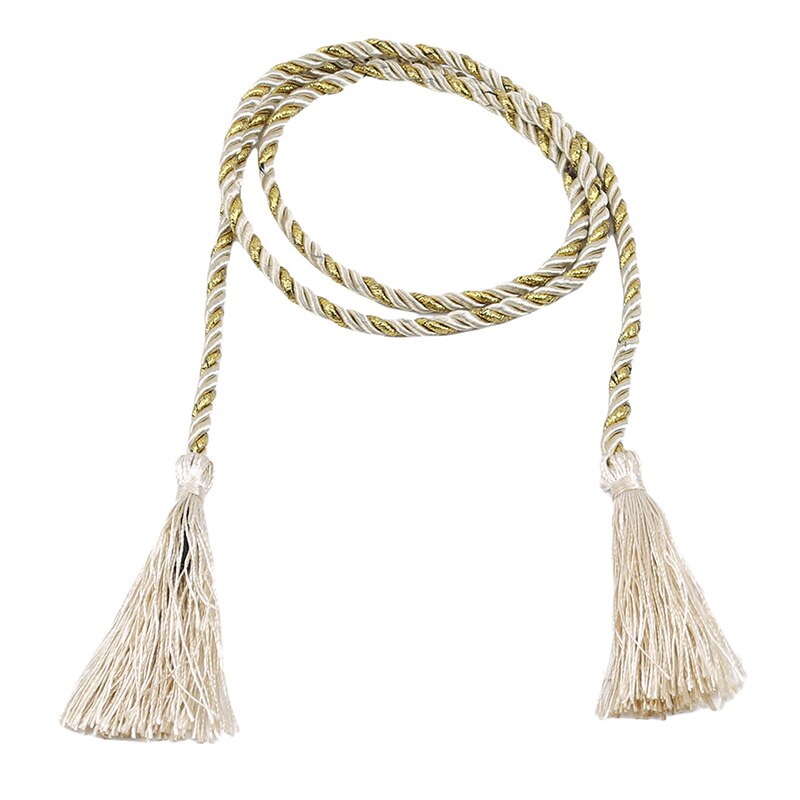 rideau embrasses glands embrasse rideau cordon Textiles de maison traitements de fenêtre accessoires de décoration de la maison: Light Gold