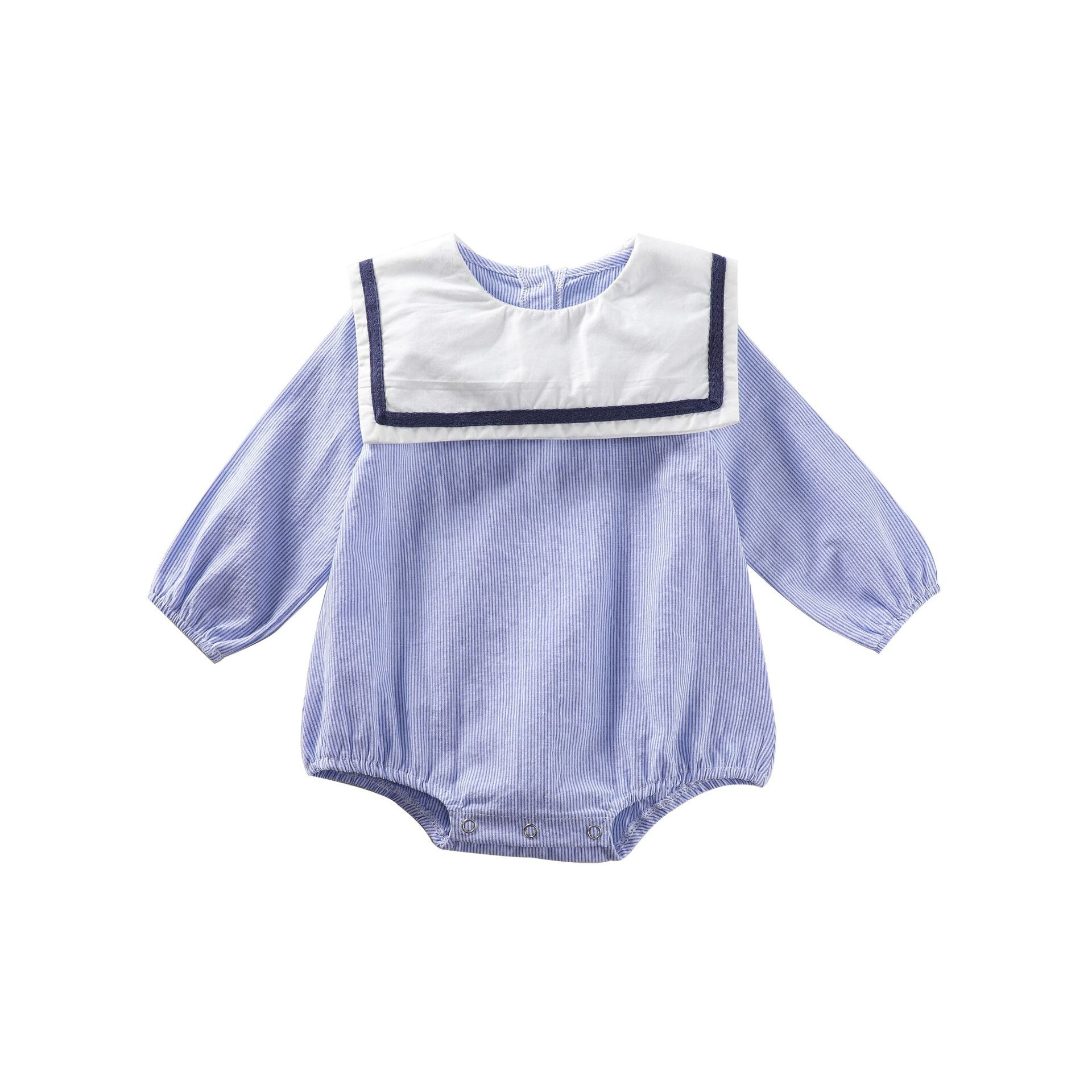 Kids Bodysuits Baby Jongens Meisjes Lange Mouwen Kleding Lente Herfst Gestreepte Jumpsuits Baby Onesie Overalls Outfits 0-3 T