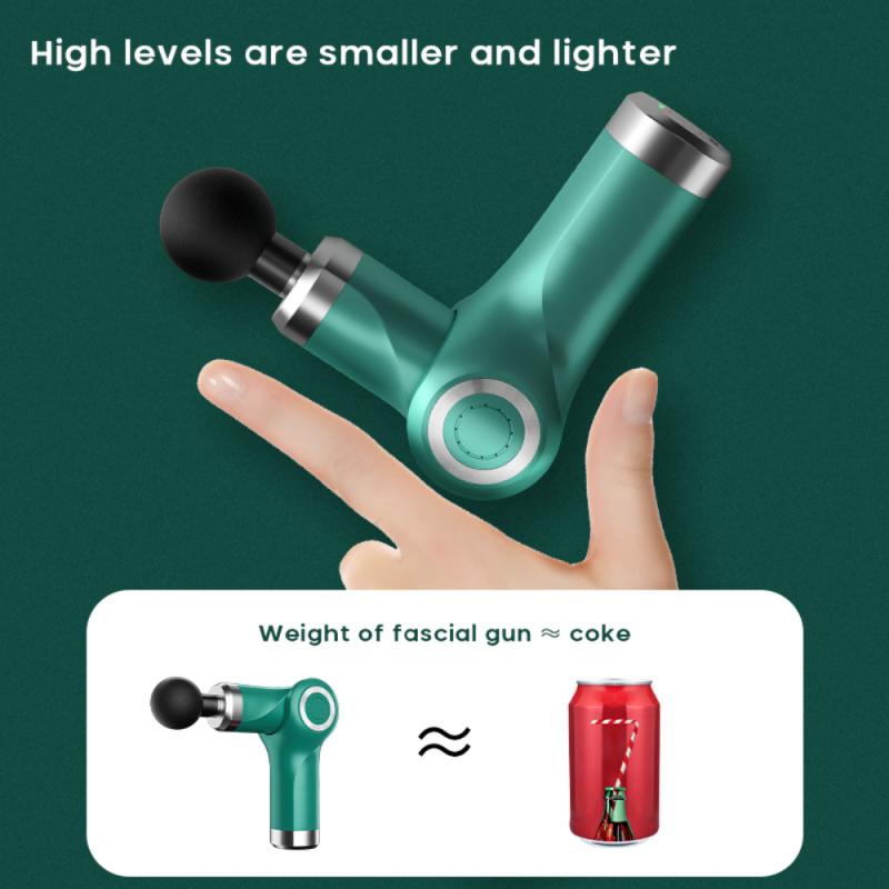 Smart Massage Gun Percussion Massager Soothing Mini Fascia Guns Electric Muscle Vibration Relaxation Massages Men Women Compact
