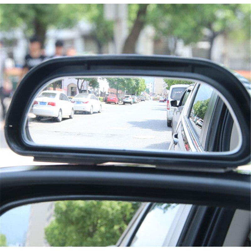1 Pc Auto Blind Achteruitkijkspiegel Extra Spiegel High-Definition Grote View Bolle Glas Groothoek Rear View Blind Spot spiegel