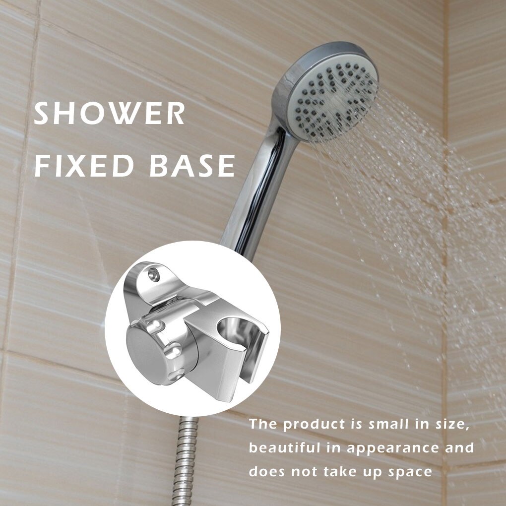 Shower Bracket Shower Rail Holder 20~25mm ABS Chrome Shower Head Holder Adjustable Bathroom Accessories Universal