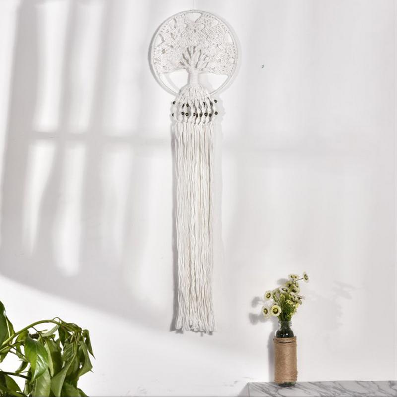 Hand-Woven Traum Catcher Wand Hängen Wohnkultur Boho Durchmesser Dekoration Ornament Carillon Jardin Furin Biruta Vento Traum Catc