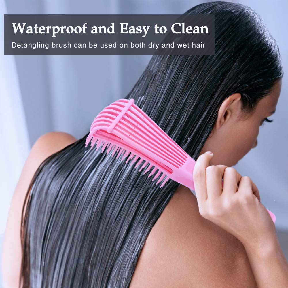 Detangling Borstel Hoofdhuid Massage Haar Kam Detangling Borstel Voor Krullend Haar Borstel Ontklitter Haarborstel Vrouwen Mannen Salon