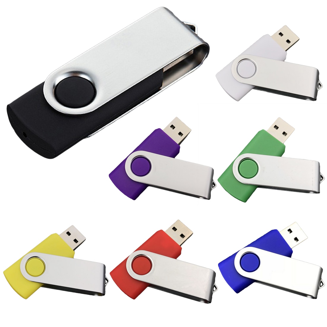 Memory Storage Devices U disk Pen Drive USB Flash Drive Rotate 4g 8g 16g 32g Micro usb