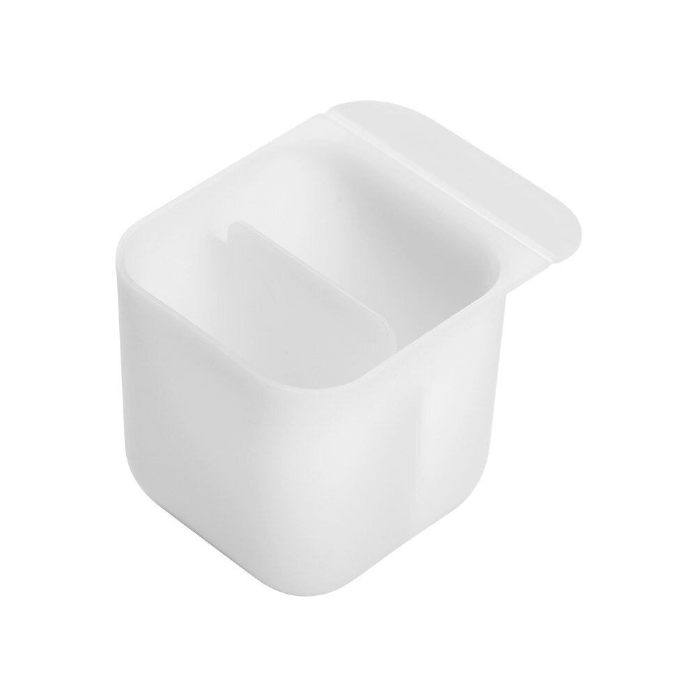 DIY Pen Holder Pencil Case Adhesive Office Staionary Organizers and Accessories Pen Container for Desk Computer Monitor: Transparent Square