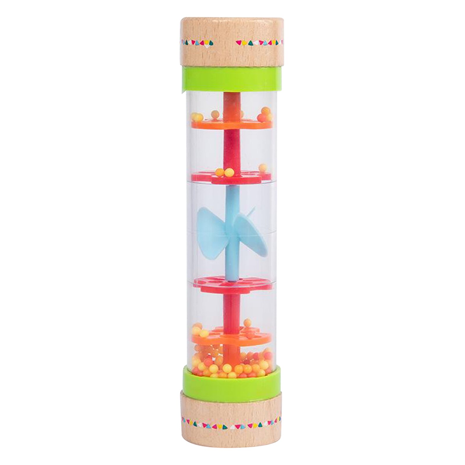 Toddlers Rainbow Rainstick Rainmaker Rain Shaker Sensory Musical Sound Rattles Early Educational Dance Music Instruments Toys