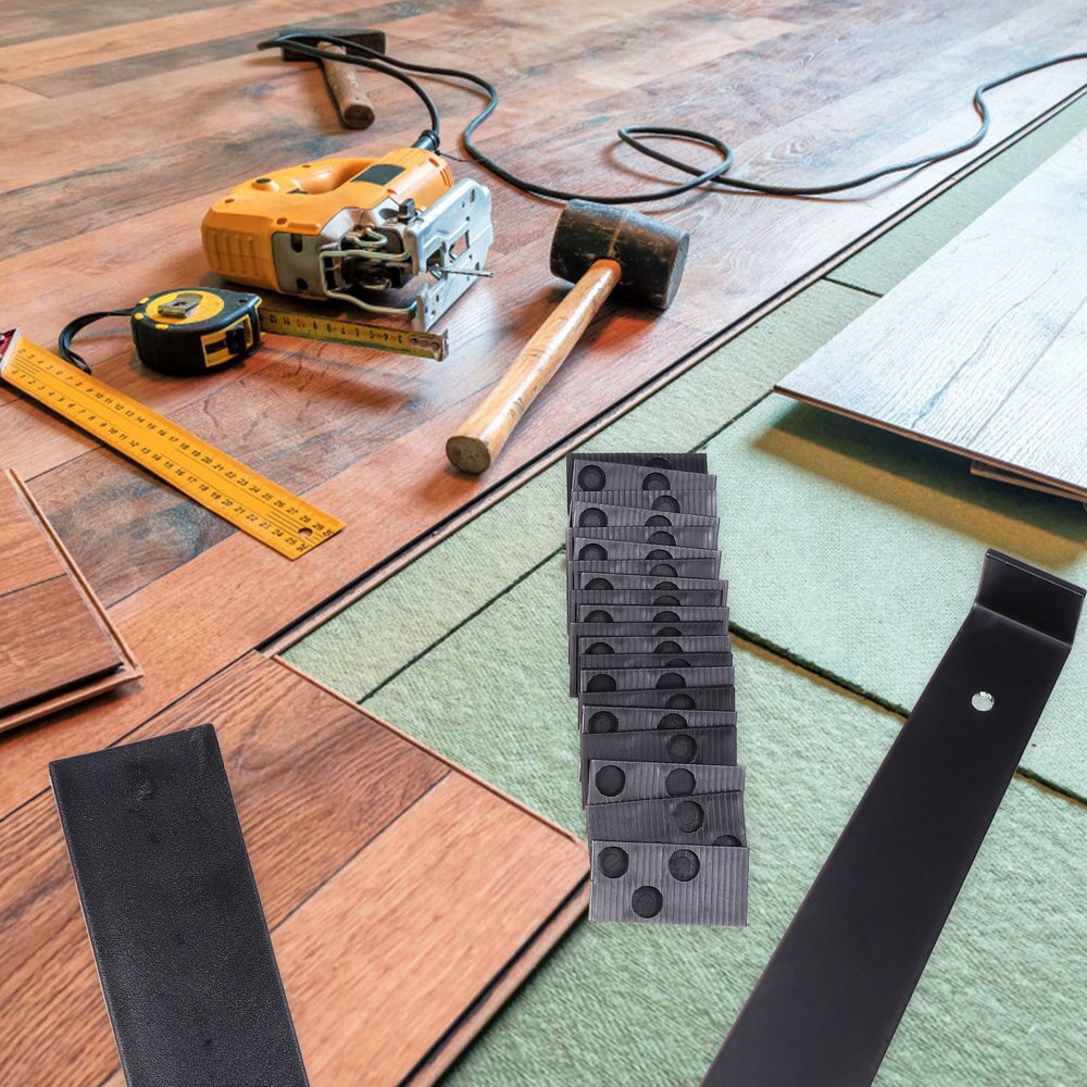 22Pcs Vloeren Spacer Laminaat Houten Vloeren Kit Vloer Installatie Tool (Zwart)