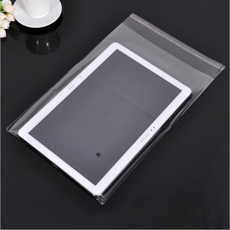 24cm * 34cm Plastic Bag OPP Bag Transparent Plastic Clothes Packaging Cellophane Bag Office Data Storage Tool 100pcs