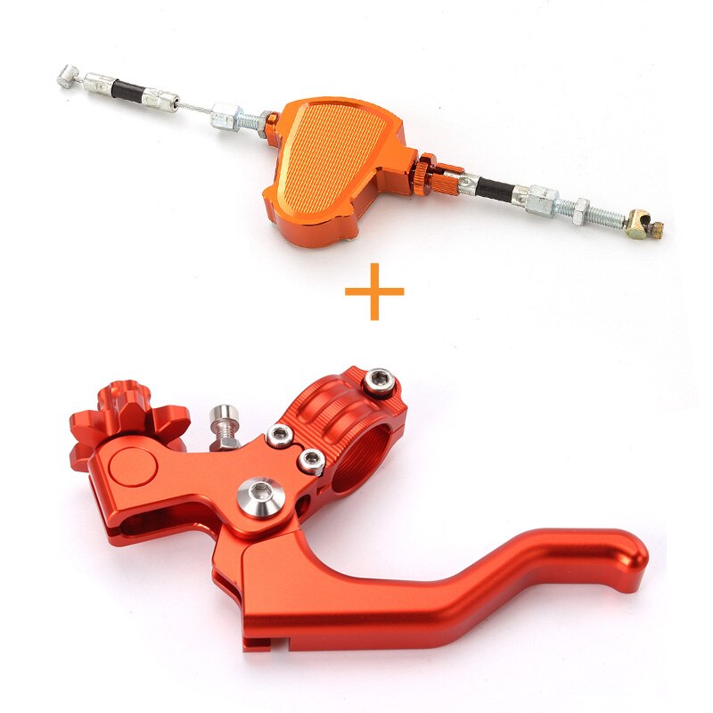 CNC Motorrad Stunt Kupplung Hebel Pull Kabel System Für Suzuki TL1000R SV1000 SV650 DL1000/650 V-Strom DL 650 GSX650F TL1000S: Orange E N