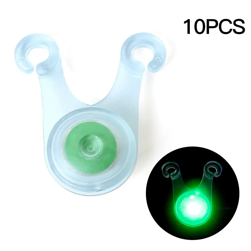 10 stücke LED Zelt Schnur Seil Schutz Hängen Licht Mini Taschenlampe Wasserdichte draussen Camping Angeln Warnung Sicherheit Lampe: Braun