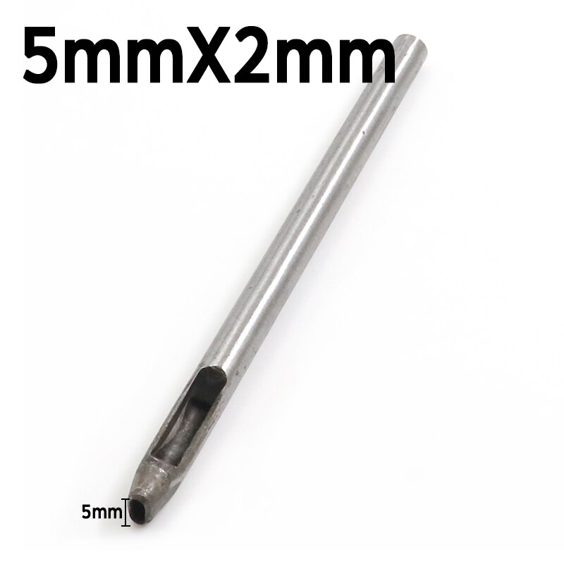 Leder Elliptischen Loch Punch Oval Winkel Abstand Gürtel Stanzen Werkzeuge DIY Handwerk Leder Puncher Loch Bohren Werkzeug Kunststoff Werkzeuge: 5mmX2mm