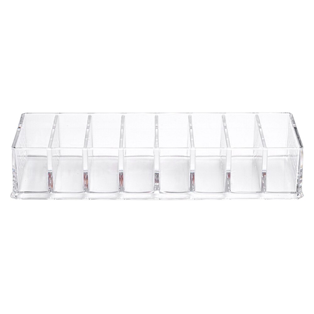 8 Compartment Eyeshadow Palette Classify Pressed Powder Acrylic Compact Organizer Home Transparent Salon Dressing Table Holder