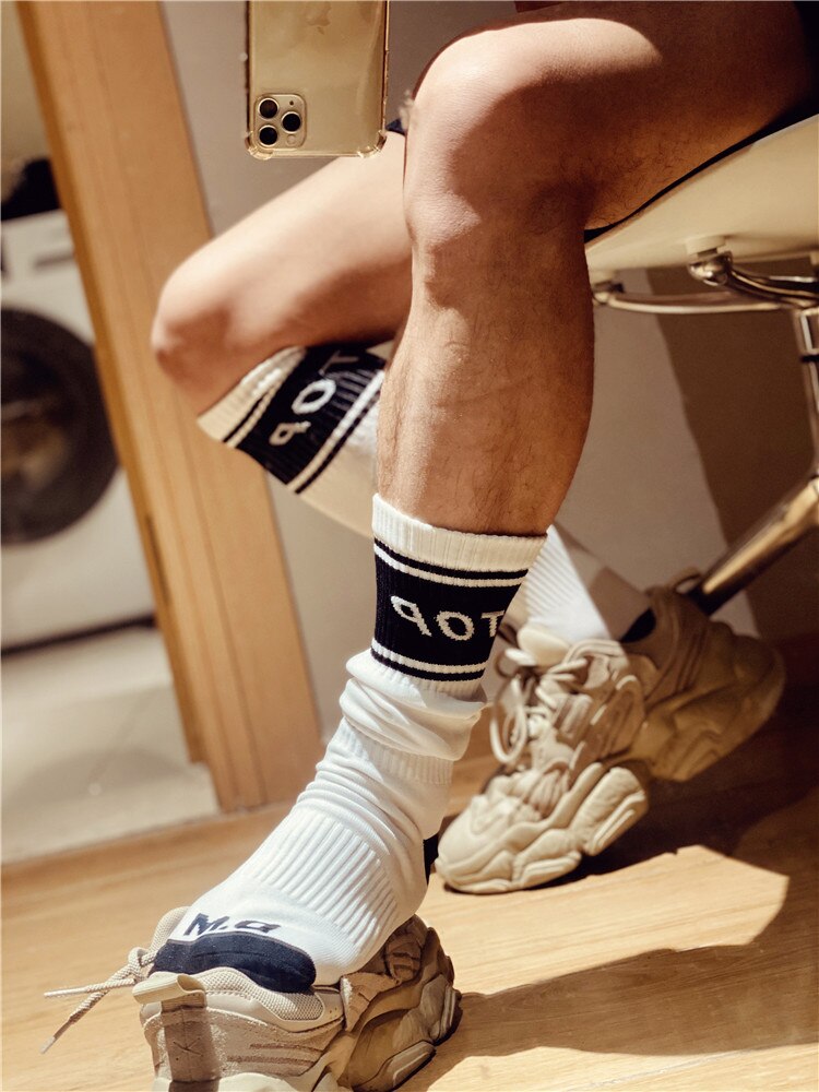 Calcetines de fútbol cómodos para hombre, medias de tubo largo, único, Sexy, Gay