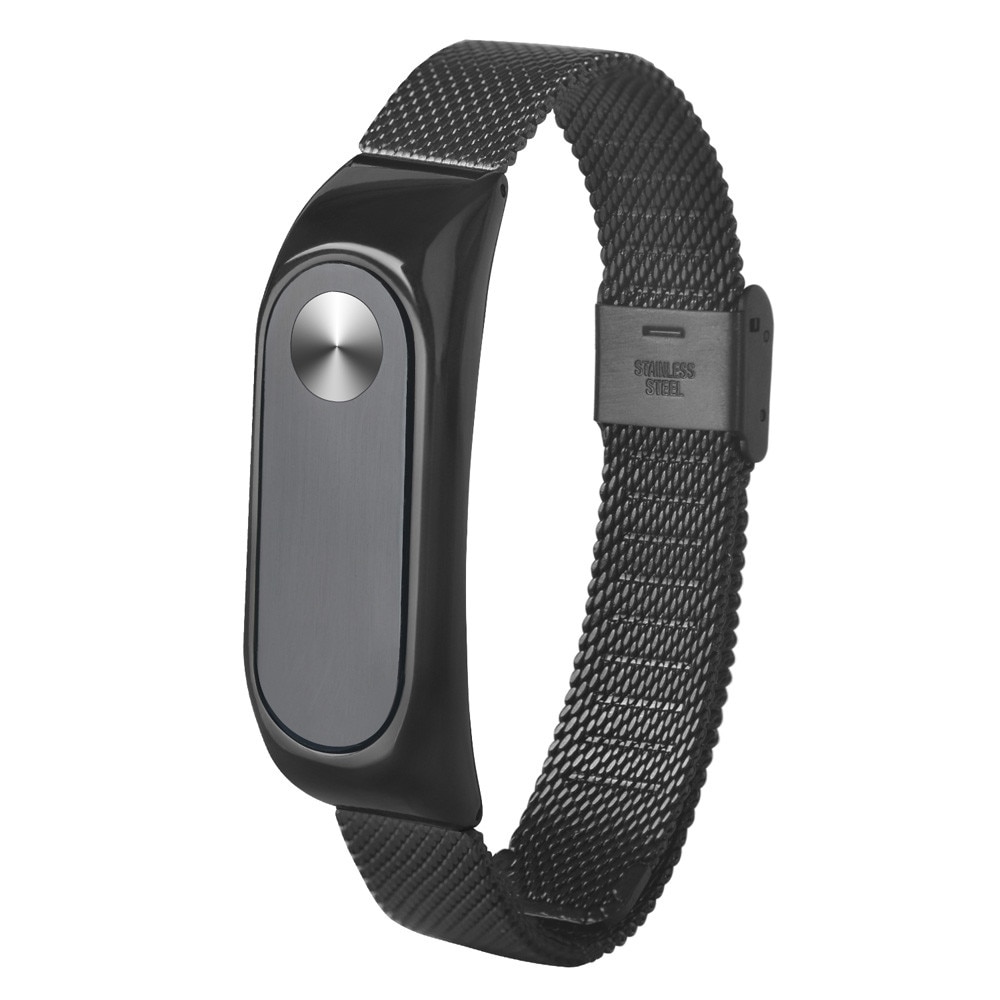 Lichtgewicht Roestvrij Armband Voor Mi Band Xiaomi Staal Polsband Strap Smart Polshorloge Band Voor Xiaomi Mi Band 2