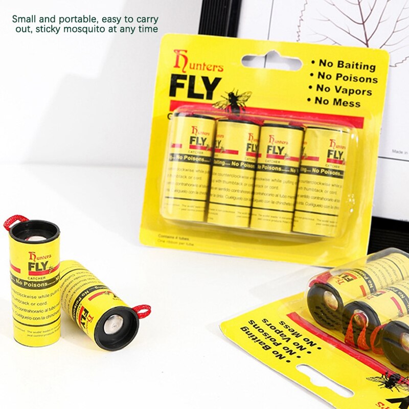 -Sticky Fly Roll Sticky Flyboard Fly Stick Fly Stick Mosquito Paper Fly Roll