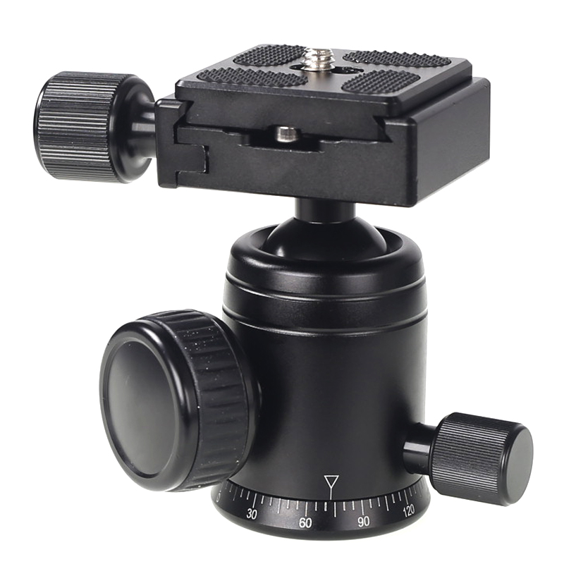 Hugely popular Xiletu T-0 cabeza de bola ligera portátil y abrazadera y placa de montaje para trípode 1/4 '3/8 'tornillo para Digital
