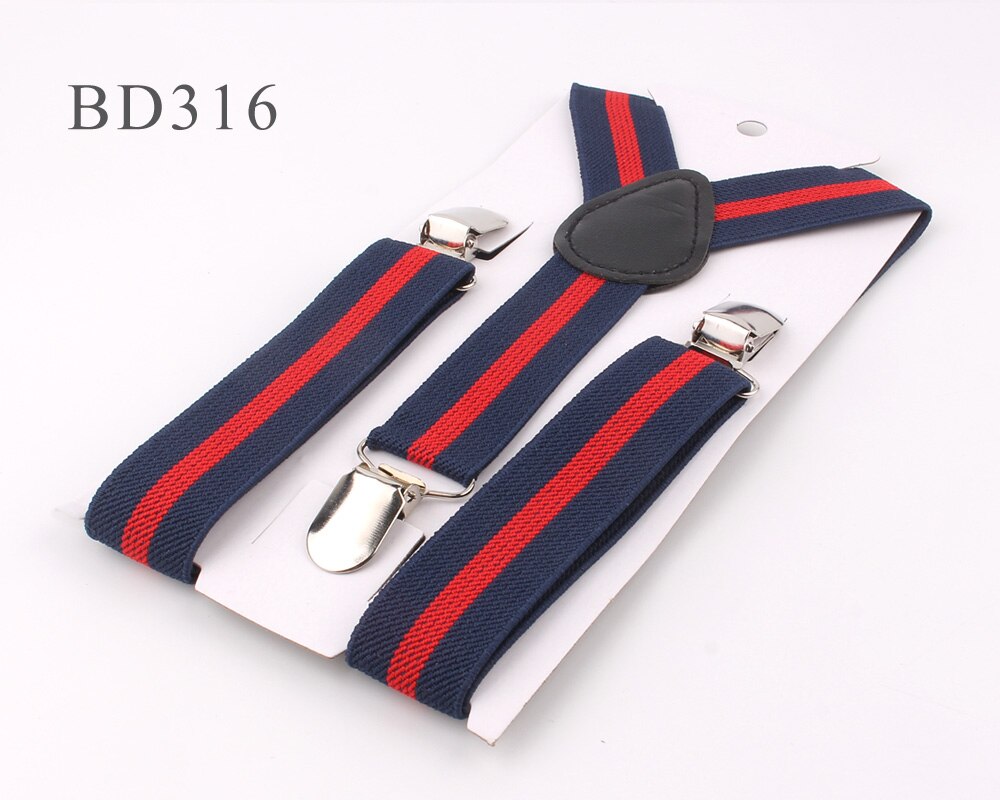Adjustable Kids Suspenders Elastic Striped Suspender Candy Color Children Braces Wedding Accessories Girls Boys Straps