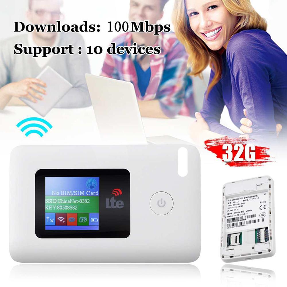 YIZLOAO 4G Router Mini Router 3G 4G Lte Breitband Tasche wi fi Hotspot Mifi Mit Modem 4G Wifi Sim Karte