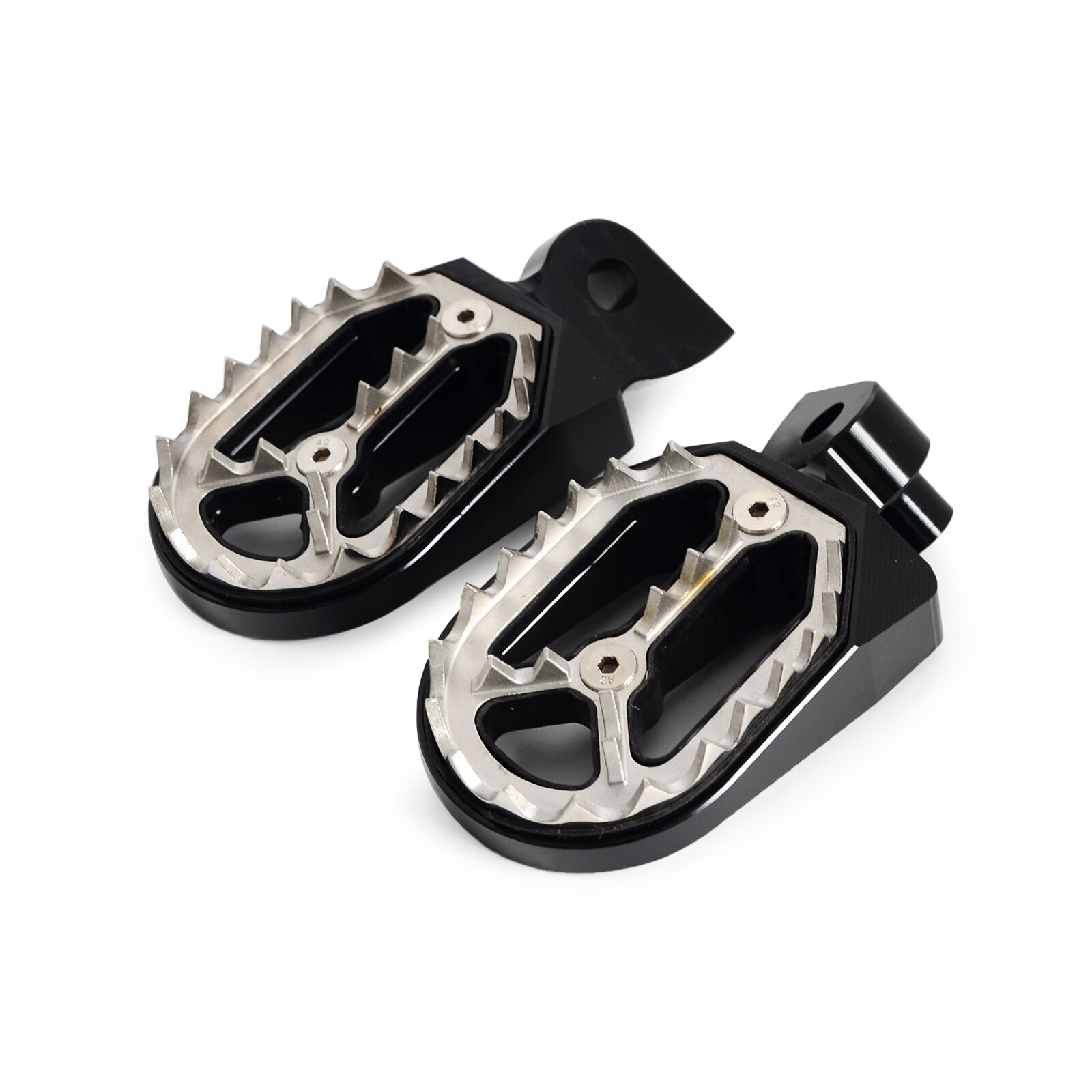 Reposapiés anchos para motocicleta, estriberas para reposapiés de Gas EC 50 250 300 450, rango 1997, etc., CNC: Black