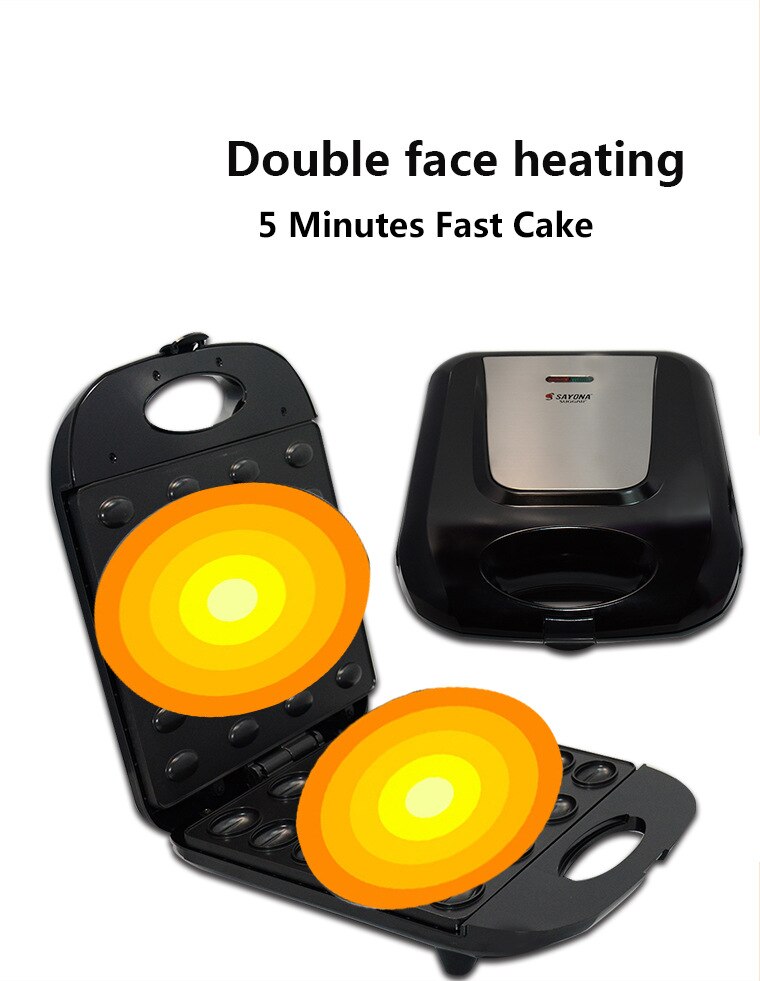 Large household nut machine nut machine frying pan machine cake machine sandwich machine baking machine donuts machine maker