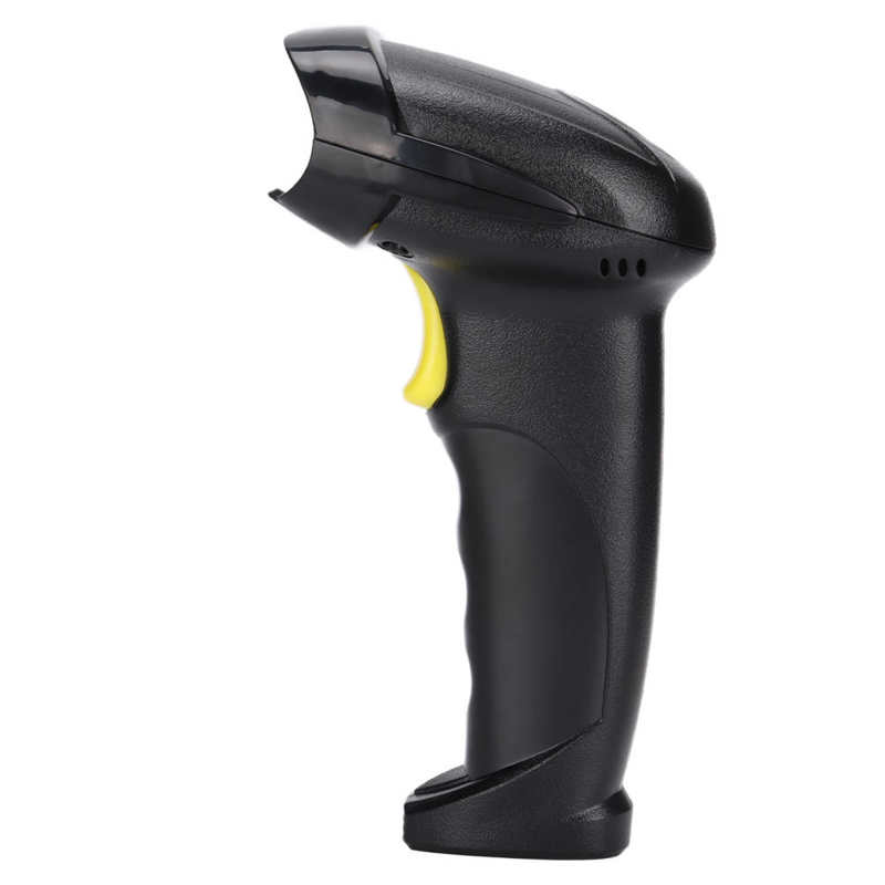 QR Code Scanner Handheld Barcode Scanner Ergonomic with Connection Cable for Supermarkets for Hospitals for Ticket Gates