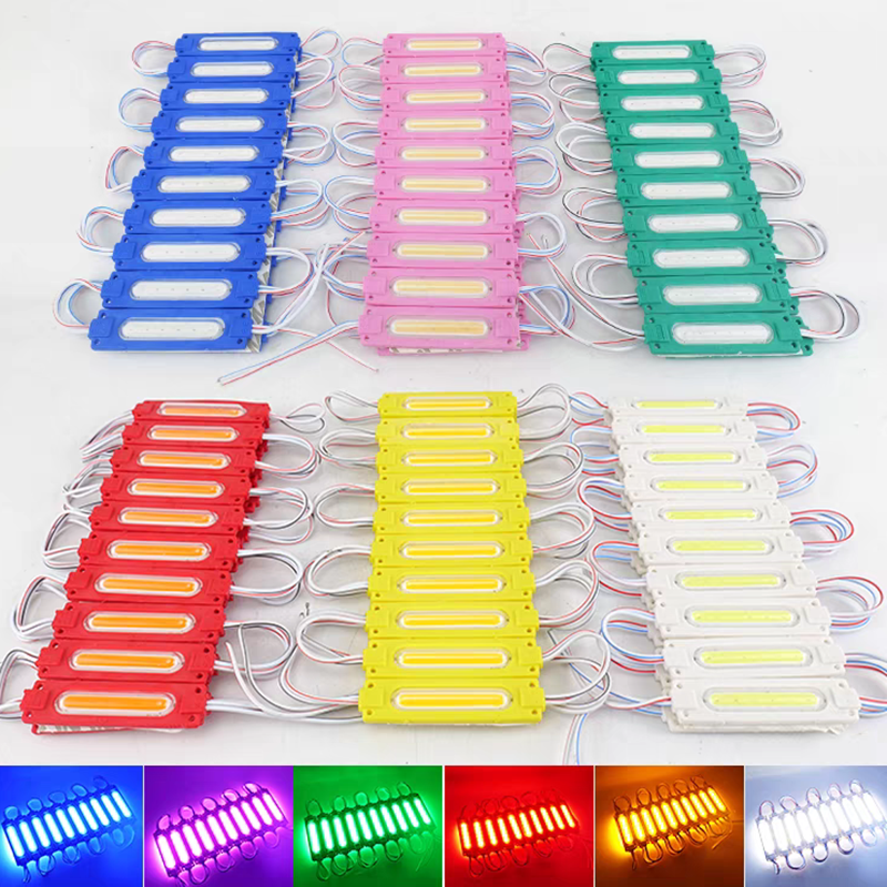 20pcs/lot Injection with Lens COB LED Module Waterproof LED Back Light Backlight for Sign Channel Letter DC12V 24V 2W IP68