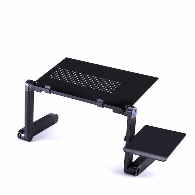 Adjustable Vented Laptop Stand Table Computer Desk Portable Bed Tray Book air vented cavities collapsible frame