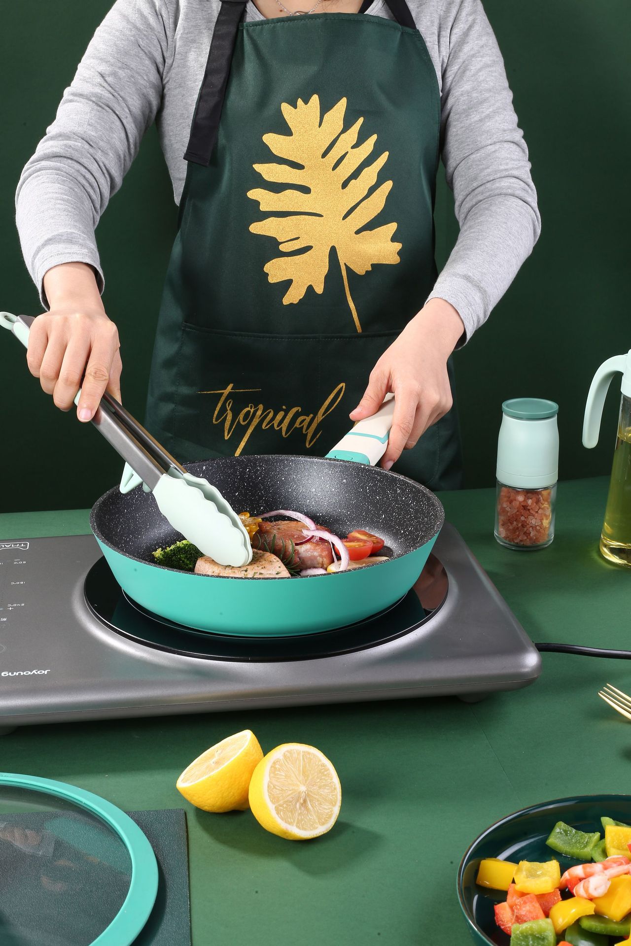 Brasiera Pentola Casseruola Leggera Con Coperchio, Casseruola