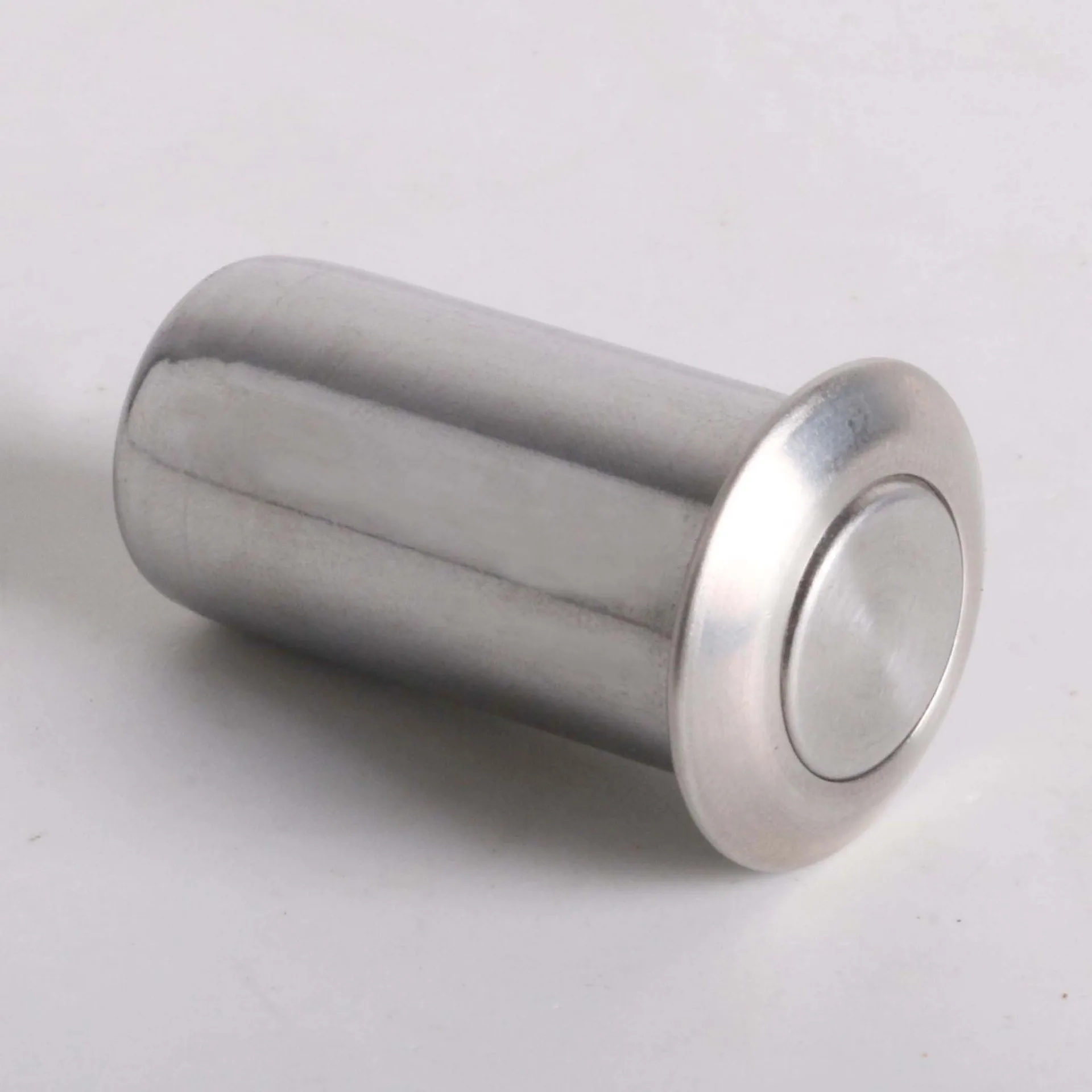 Brass Door Stop Heavy Duty Door Frame Magnetic Invisible Door Stop Hidden Dust Lock: Bronze