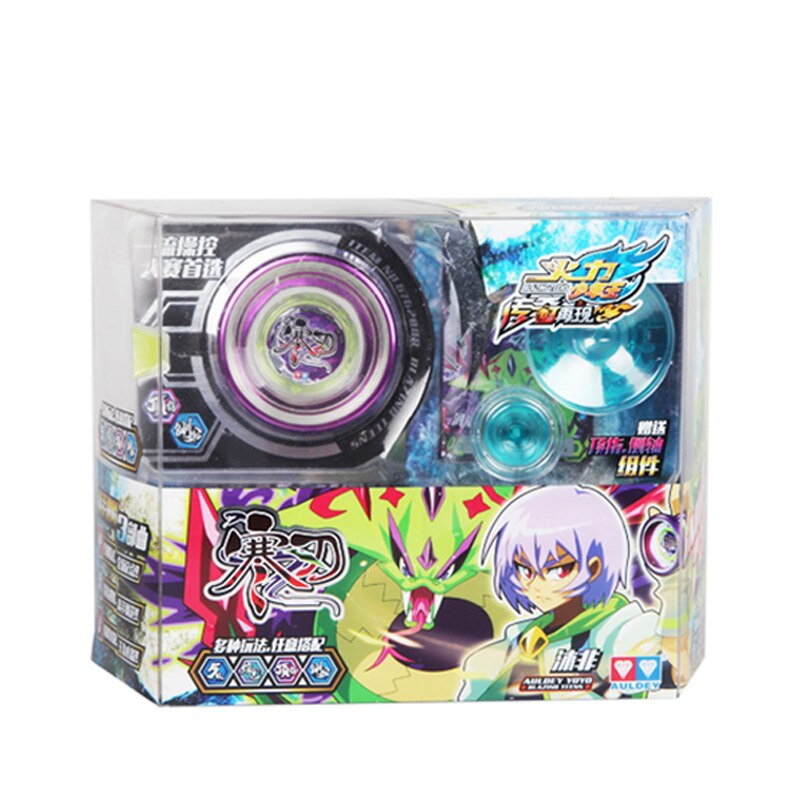 Auldey Yoyo Cold Blade Yoyo Auldey Blazing Teens Yoyo Toy Plastic Metal Hybrid 10 Strings as Original Packing