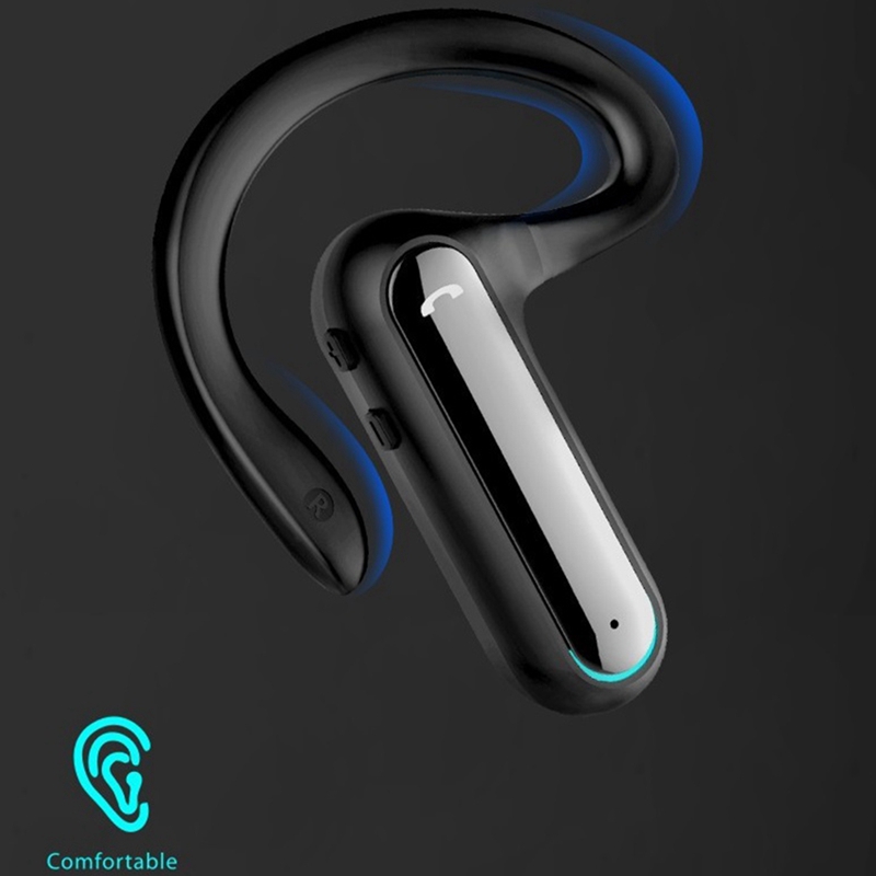 Mono Ear Hoofdtelefoon Beengeleiding Koptelefoon Draadloze Koptelefoon Sport Waterdichte Bluetooth V5.0 Oortelefoon