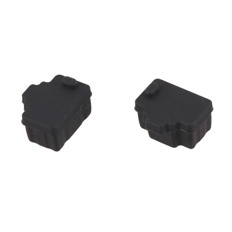 Ethernet Hub Port RJ45 Anti Dust Cover Cap Protector Plug 10Pcs Black