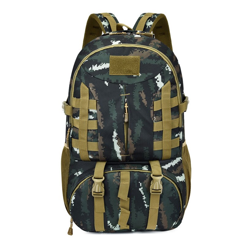 55L Rucksack Team Entwicklung Ausbildung Armee Fan Rucksack USB Clever Schul Hochschule Studenten Militärische Ausbildung Wandern: getigert Tarnung