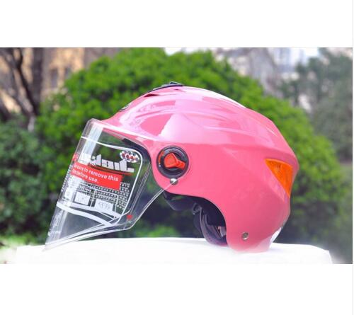 Zomer Motorfiets Half Helmen Fiets Scooter Helm Zonnebrandcrème Anti Uv Motorhelm Casco Capacete: 3