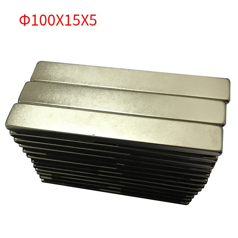 Neodymium Magnet Super Strong Rectangle Magnet 100x15x5mm Big Block Magnetic Permanent Rare Earth Magnets Magnetic Strip