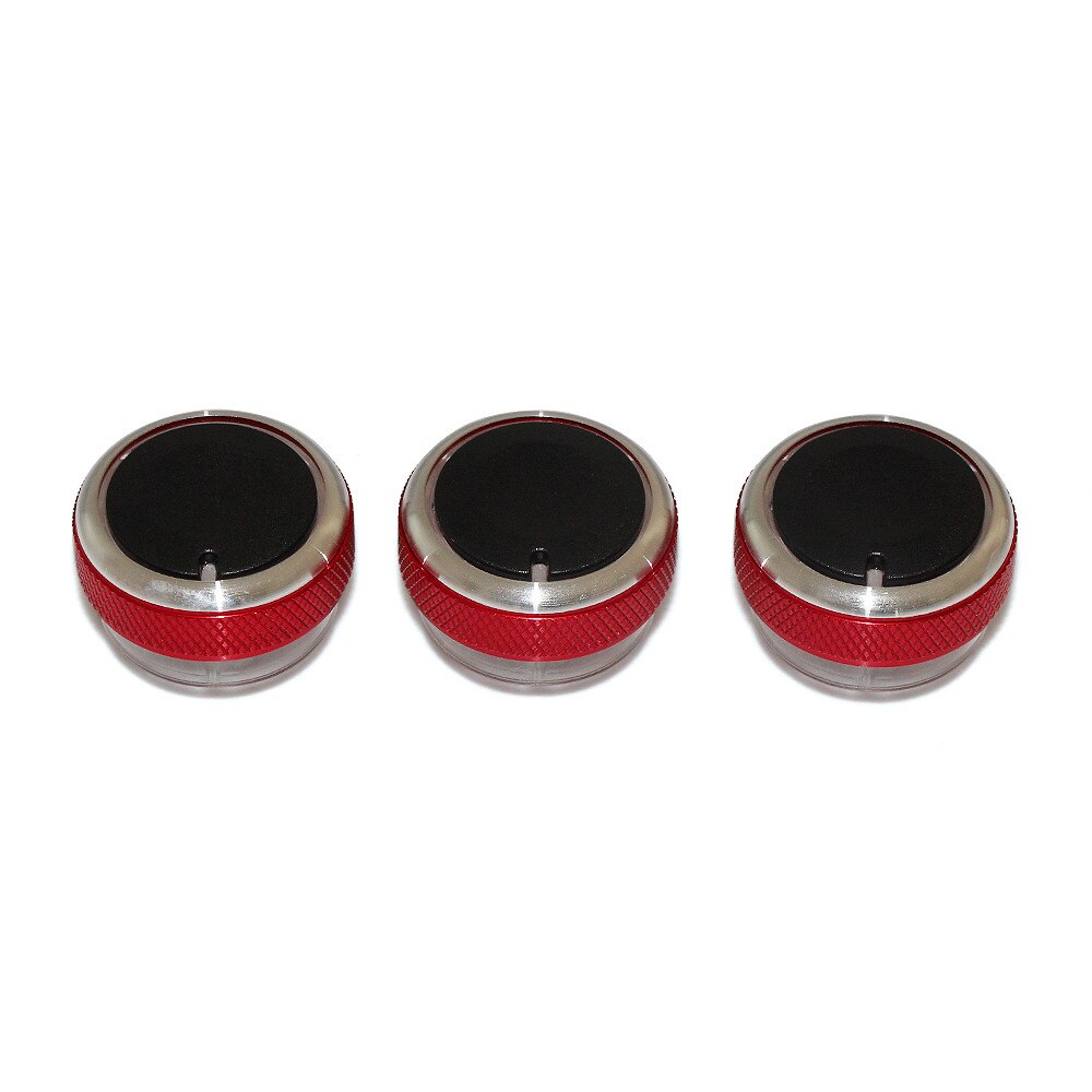 Air Conditioning heat control Switch knob For FORD FOCUS 2 MK2 2005/Focus 3 MK3 /Mondeo AC Knob Car 3pcs per set: Red