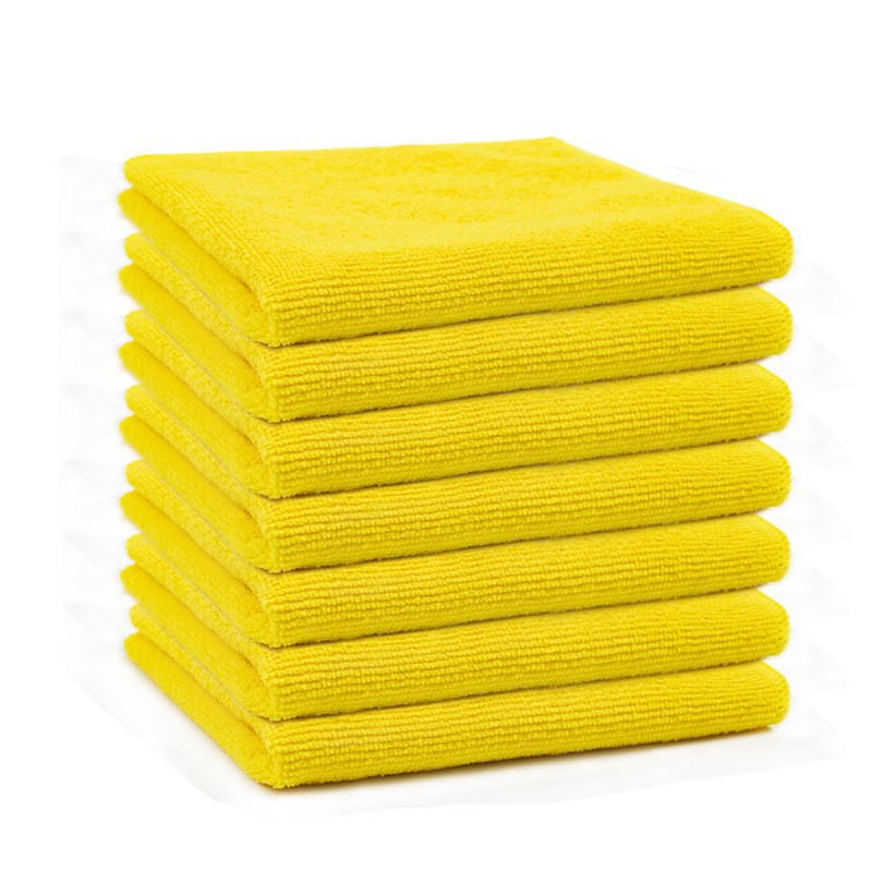 Toallas de microfibra para lavado de coches, paño de secado, paños de limpieza para el hogar, paño de pulido con detalles automáticos, herramientas de limpieza del hogar, 1-20 piezas: orange / 3 ud