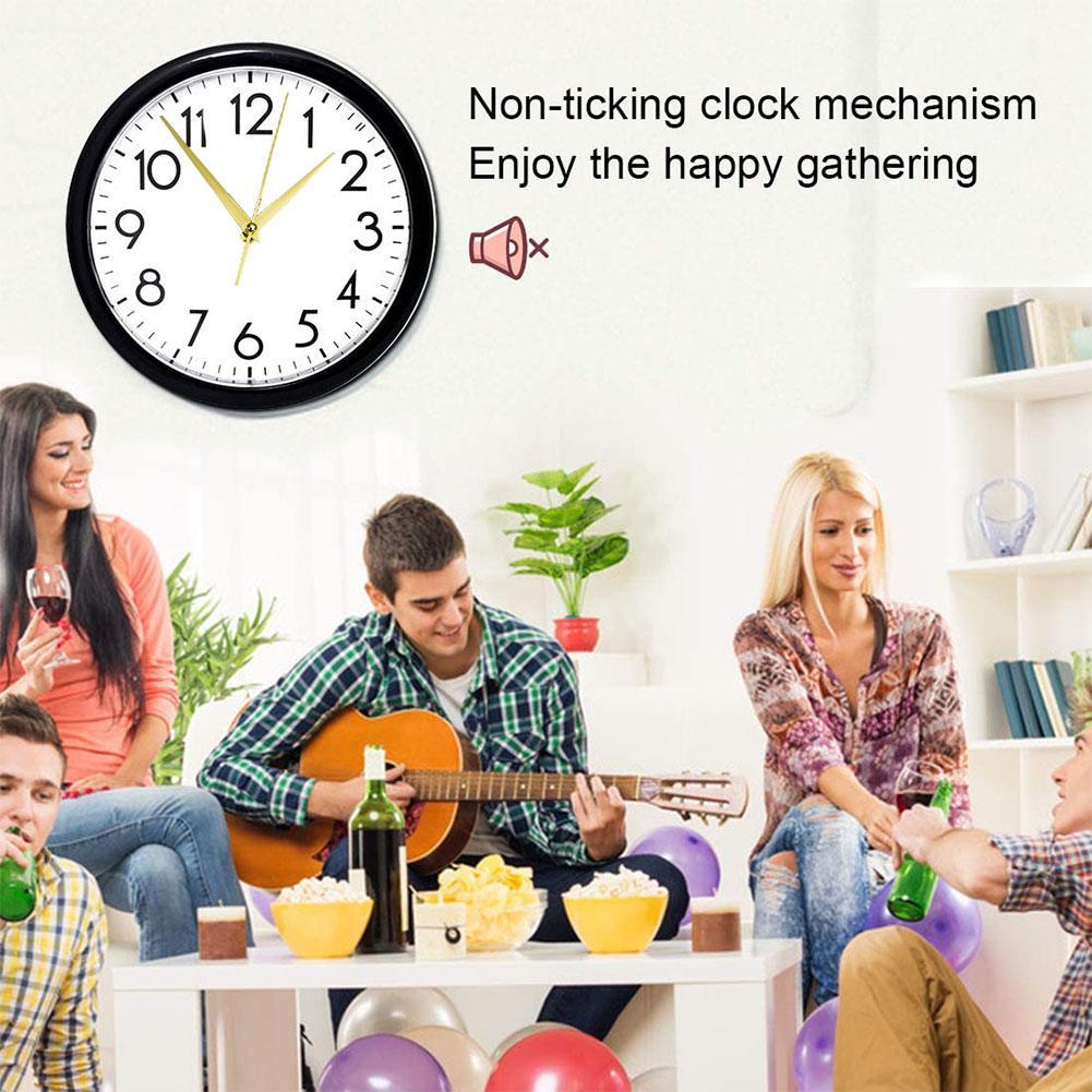 Golden color Silent Large Wall Clock Quartz Clock Movement Mechanism Hands clock Repair Tool Parts Kit Set DIY Clock movement