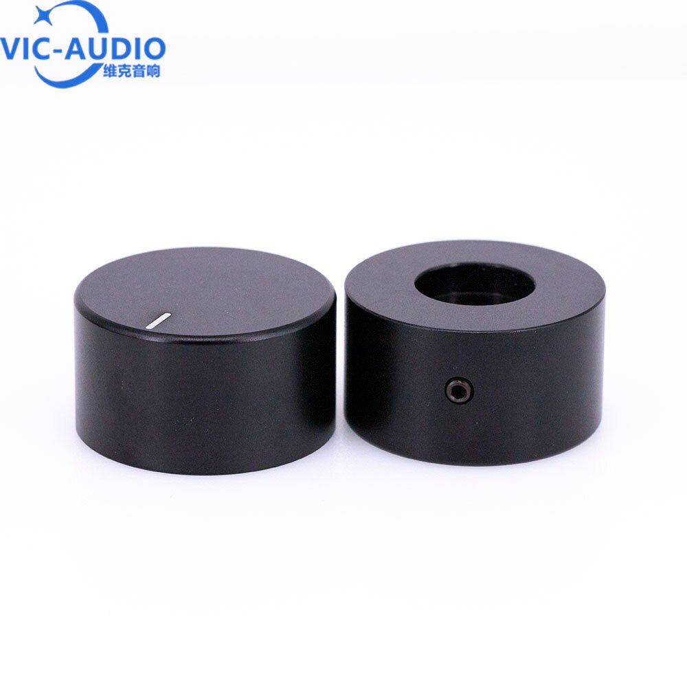 1PC 40*22mm Solid Full Aluminum Volume Control Knob Potentiometer Knob For Hifi Audio Guitar AMP Effect Pedal DAC Radio 6mm