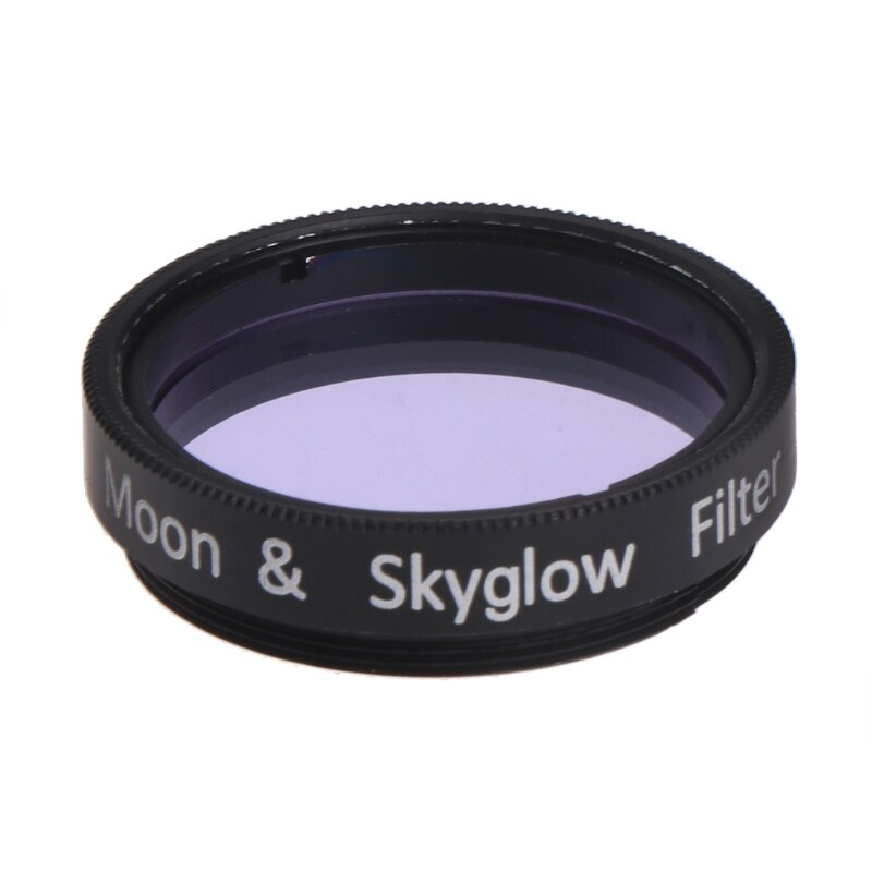 OOTDTY 1.25 pouces lune et Skyglow filtre pour télescope astromomique oculaire cadre métallique verre optique