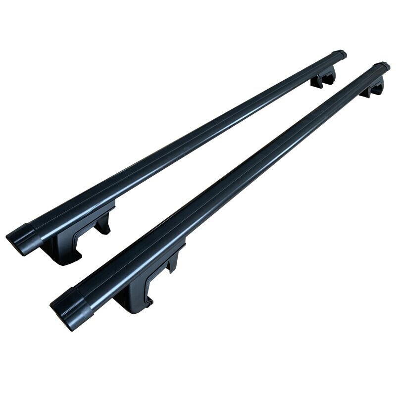 2 PCS Universal Aluminum Alloy Car Roof Racks Crossbar Luggage Carrier Load 100KG 125CM 135CM With Lock&Key For SUV